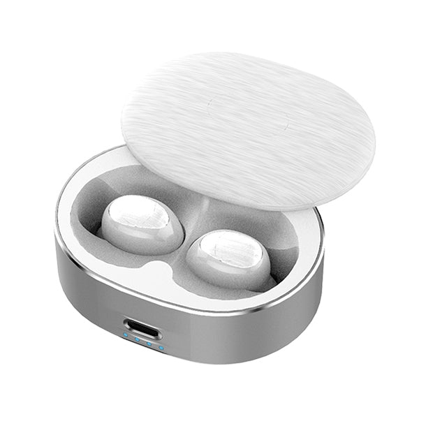 B20 Mini Portable In-ear Noise Cancelling Bluetooth V5.0 Stereo Earphone with 360 Degrees Rotation Charging Box(White) - Bluetooth Earphone by PMC Jewellery | Online Shopping South Africa | PMC Jewellery