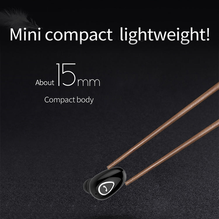YX01 Sweatproof Bluetooth 4.1 Wireless Bluetooth Earphone, Support Memory Connection & HD Call (Black) - Bluetooth Earphone by PMC TechLife | Online Shopping South Africa | PMC TechLife