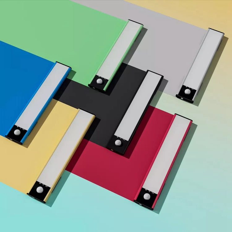 20cm Original Xiaomi Youpin YEELIGHT LED Smart Human Motion Sensor Light Bar Rechargeable Wardrobe Cabinet Corridor Wall Lamps(Black) - free shipping - PMC TechLife - Order now!