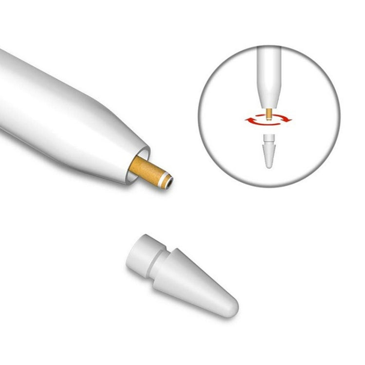 Replacement Pencil Tips for Apple Pencil 1 / 2(White) - Pencil Accessories by PMC TechLife | Online Shopping South Africa | PMC TechLife | Buy Now Pay Later Mobicred