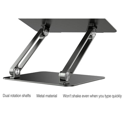 NILLKIN ProDesk Adjustable Aluminum Alloy Laptop Notebook Stand Holder (Grey) - MacBook Holder by NILLKIN | Online Shopping South Africa | PMC Jewellery