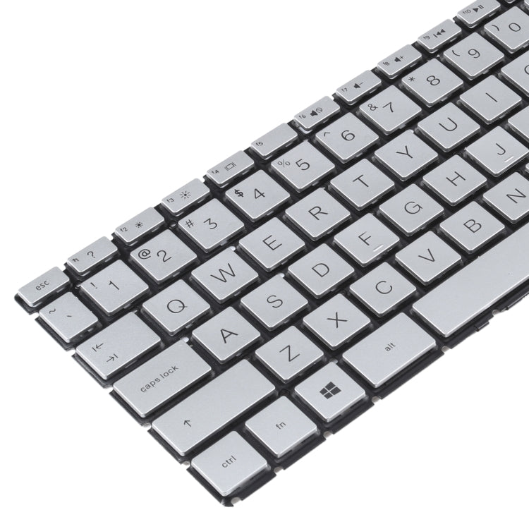 For HP Pavilion x360 14-CK 14-CD 14-CE 14-CM 14-DG US Version Keyboard (Silver) - Replacement Keyboards by PMC Jewellery | Online Shopping South Africa | PMC Jewellery