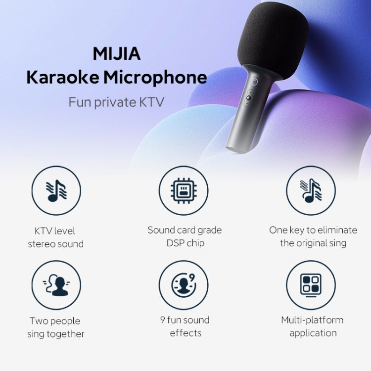 Original Xiaomi Mijia Bluetooth 5.1 Stereo Noise Reduction Karaoke Microphone - Microphone by Xiaomi | Online Shopping South Africa | PMC TechLife