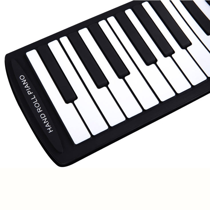 61 Keys Portable Flexible Roll Up Electronic Soft Keyboard Piano with Speakers - Keyboard Instruments by PMC Jewellery | Online Shopping South Africa | PMC Jewellery