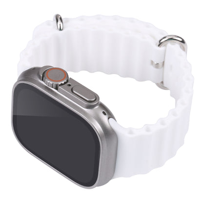 For Apple Watch Ultra 49mm Black Screen Non-Working Fake Dummy Display Model (White) - Watch Model by PMC Jewellery | Online Shopping South Africa | PMC Jewellery