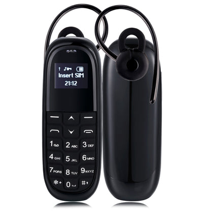 AIEK KK1 Mini Mobile Phone, English Keyboard, Hands Free Bluetooth Dialer Headphone, MTK6261DA, Anti-Lost, Single SIM, Network: 2G(Black) - Others by AIEK | Online Shopping South Africa | PMC Jewellery