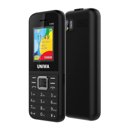 UNIWA E1802 Mobile Phone, 1.77 inch, 1800mAh Battery, SC6531DA, 21 Keys, Support Bluetooth, FM, MP3, MP4, GSM, Dual SIM(Blue) - UNIWA by UNIWA | Online Shopping South Africa | PMC Jewellery