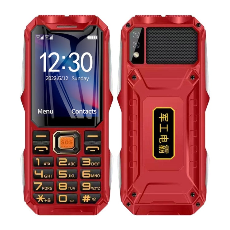 Mafam 4G Triple Proofing Elder Phone, Waterproof Shockproof Dustproof, 16800mAh Battery, 2.4 inch, 21 Keys, Bluetooth, LED Flashlight, FM, SOS, Dual SIM, Network: 2G (Red) - Others by PMC Jewellery | Online Shopping South Africa | PMC Jewellery