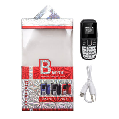 Mini BM200 Mobile Phone, 0.66 inch, MT6261D, 21 Keys, Bluetooth, MP3 Music, Dual SIM, Network: 2G (Grey) - Others by PMC Jewellery | Online Shopping South Africa | PMC Jewellery