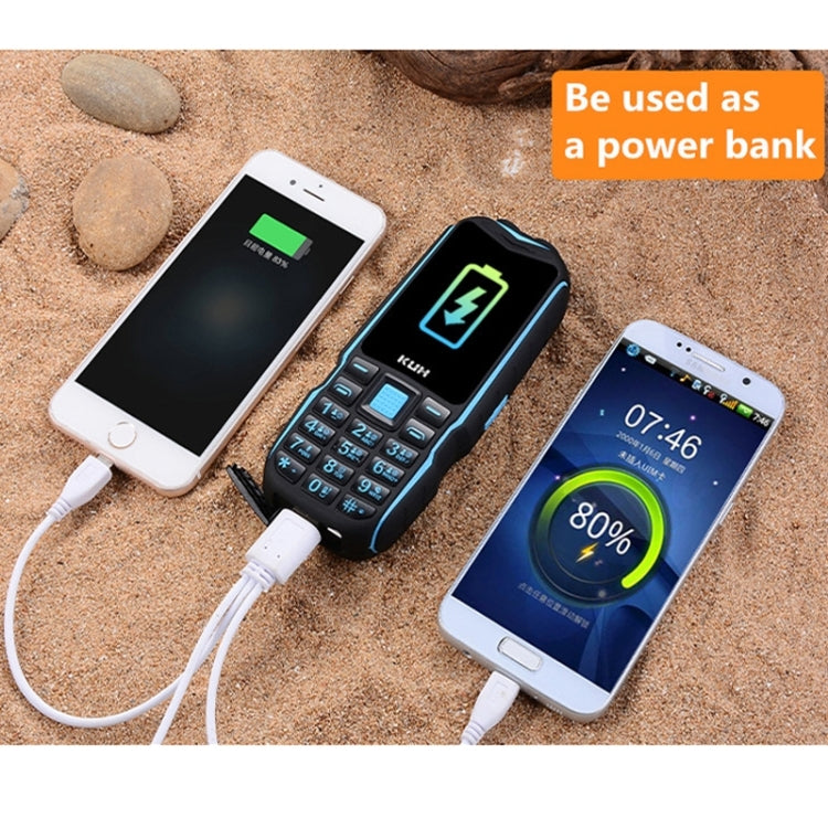 KUH T3 Rugged Phone, Dustproof Shockproof, MTK6261DA, 2400mAh Battery, 2.4 inch, Dual SIM(Black) - free shipping - PMC TechLife - Order now!