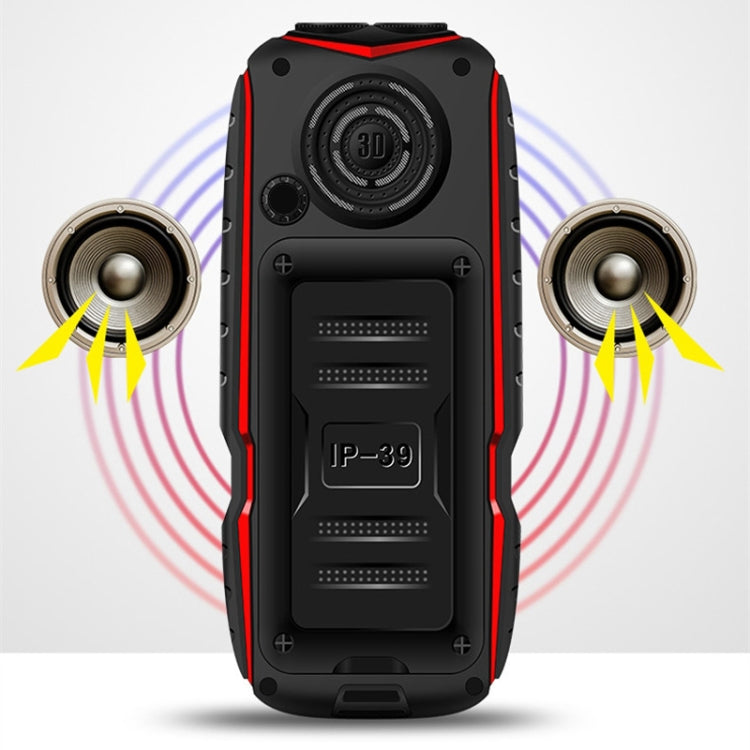 KUH T3 Rugged Phone, Dustproof Shockproof, MTK6261DA, 2400mAh Battery, 2.4 inch, Dual SIM(Black) - free shipping - PMC TechLife - Order now!