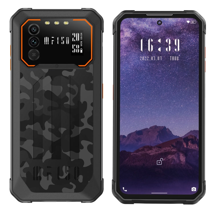 IIIF150 B1 Rugged Phone, 6GB+64GB, IP68/IP69K Waterproof Dustproof Shockproof, Dual Back Cameras, Side Fingerprint Identification, 6.5 inch Android 12 MediaTek Helio G37 MTK6765 Octa Core up to 2.3GHz, Network: 4G, NFC, OTG (Black) - Other by IIIF150 | Online Shopping South Africa | PMC Jewellery | Buy Now Pay Later Mobicred