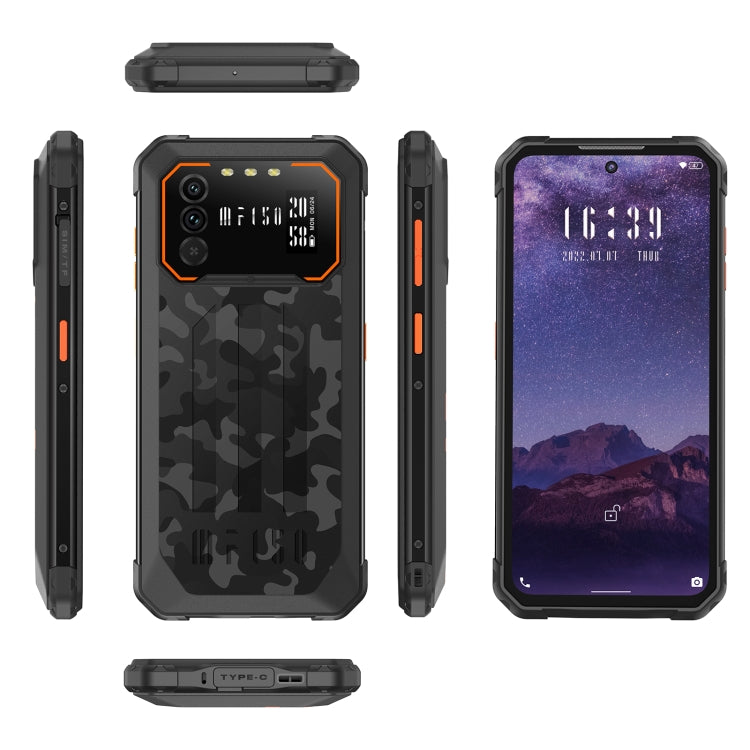 IIIF150 B1 Rugged Phone, 6GB+64GB, IP68/IP69K Waterproof Dustproof Shockproof, Dual Back Cameras, Side Fingerprint Identification, 6.5 inch Android 12 MediaTek Helio G37 MTK6765 Octa Core up to 2.3GHz, Network: 4G, NFC, OTG (Black) - Other by IIIF150 | Online Shopping South Africa | PMC Jewellery | Buy Now Pay Later Mobicred