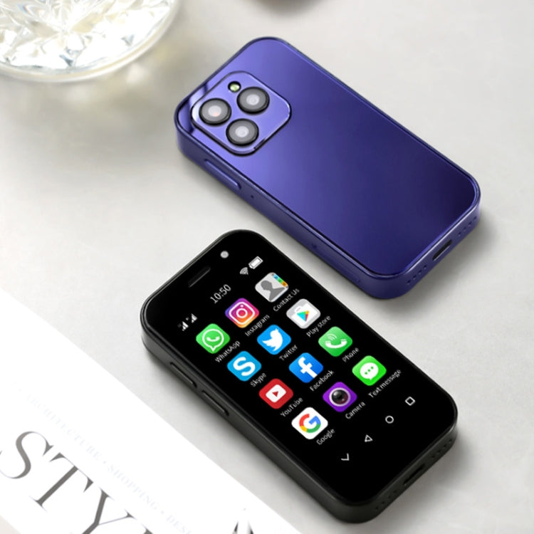SOYES 14 Pro, 2GB+16GB, Face Recognition, 3.0 inch Android 9.0 MTK6739CW Quad Core up to 1.28GHz, OTG, Network: 4G, Dual SIM, Support Google Play (Purple) - SOYES by SOYES | Online Shopping South Africa | PMC Jewellery
