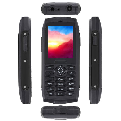 Rugtel R1D Rugged Phone, IP68 Waterproof Dustproof Shockproof, 2.4 inch, MTK6261D, 2000mAh Battery, Loud Box Speaker, FM, Network: 2G, Dual SIM (Black) - Others by Rugtel | Online Shopping South Africa | PMC Jewellery | Buy Now Pay Later Mobicred