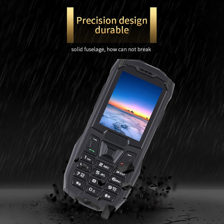 Rugtel R2C Rugged Phone, IP68 Waterproof Dustproof Shockproof, 2.4 inch, MTK6261D, 2500mAh Battery, SOS, FM, Dual SIM(Black) - Others by Rugtel | Online Shopping South Africa | PMC Jewellery