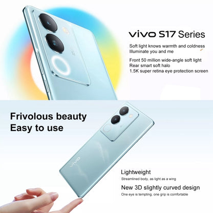 vivo S17 5G, 50MP Camera, 12GB+ 256GB, Dual Back Cameras, Screen Fingerprint Identification, 4600mAh Battery, 6.78 inch Android 13 OriginOS 3 Snapdragon 778G+ Octa Core up to 2.5GHz, OTG, NFC, Network: 5G (Pink) - vivo by vivo | Online Shopping South Africa | PMC Jewellery | Buy Now Pay Later Mobicred