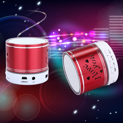 A9L Mini Portable Bluetooth Stereo Speaker with RGB LED Light, Built-in MIC, Support Hands-free Calls & TF Card & AUX(Red) - Mini Speaker by PMC Jewellery | Online Shopping South Africa | PMC Jewellery