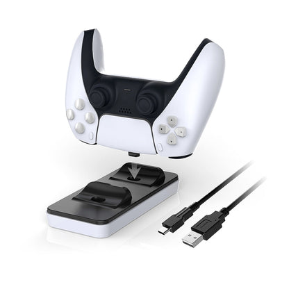 DOBE TP5-0505 Game Controller Gamepad Dual Port Charging Dock For PS5 - Charger & Power by DOBE | Online Shopping South Africa | PMC Jewellery | Buy Now Pay Later Mobicred