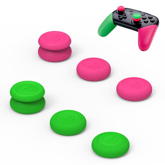 Left + Right Gamepad Rocker Cap Button Cover for NS Pro / PS4(Green+Red) - Cases by PMC Jewellery | Online Shopping South Africa | PMC Jewellery