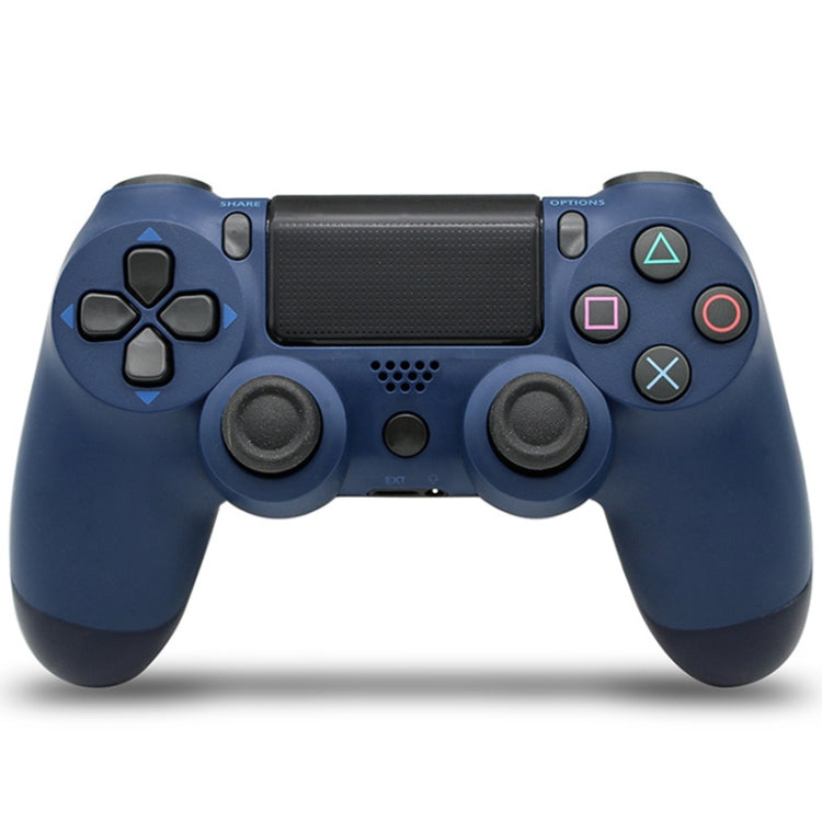 Wireless Bluetooth Game Handle Controller with Lamp for PS4, US Version(Dark Blue) - Gamepads by PMC Jewellery | Online Shopping South Africa | PMC Jewellery