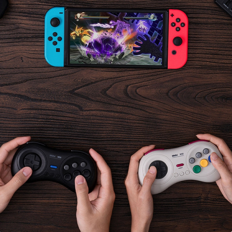 8BitDo M30 Bluetooth Gamepad for Nintendo Switch, Mac OS, Android, Steam, Windows (White) - free shipping - PMC TechLife - Order now!