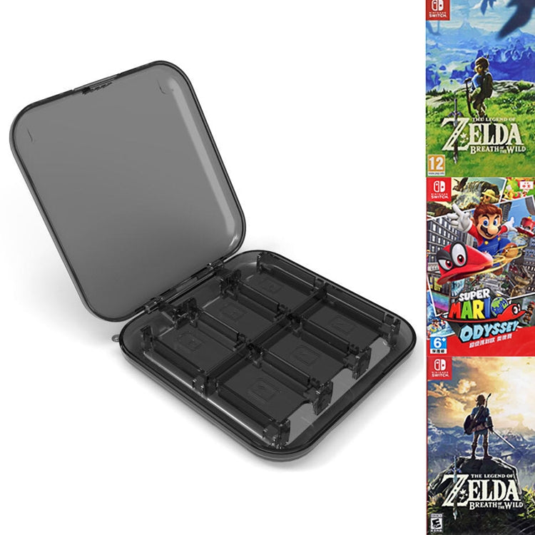12 in 1 Box Memory Card Holder Box for Nintendo Switch(Black) - Bags by PMC TechLife | Online Shopping South Africa | PMC TechLife