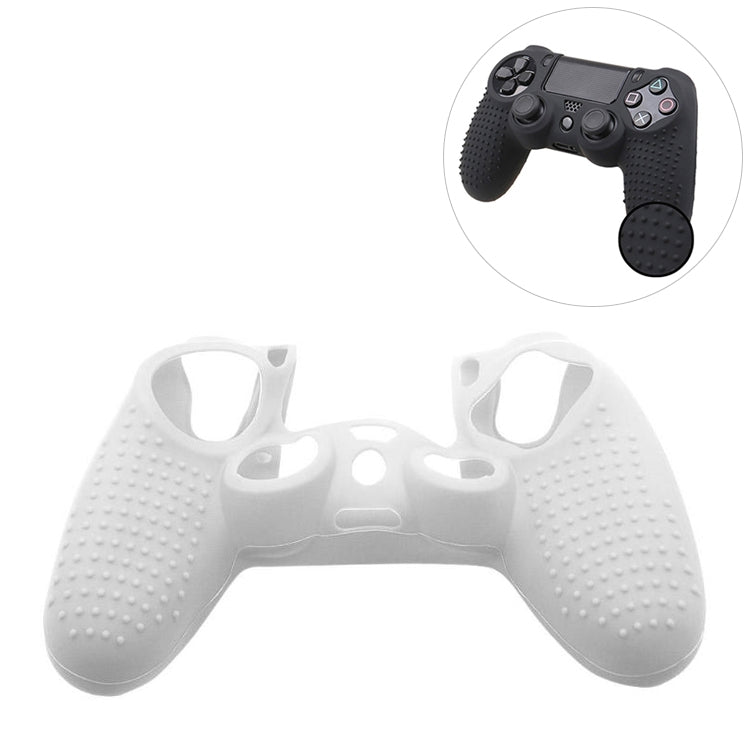 Non-slip Silicone Protective Case for Sony PS4(White) - Cases by PMC Jewellery | Online Shopping South Africa | PMC Jewellery