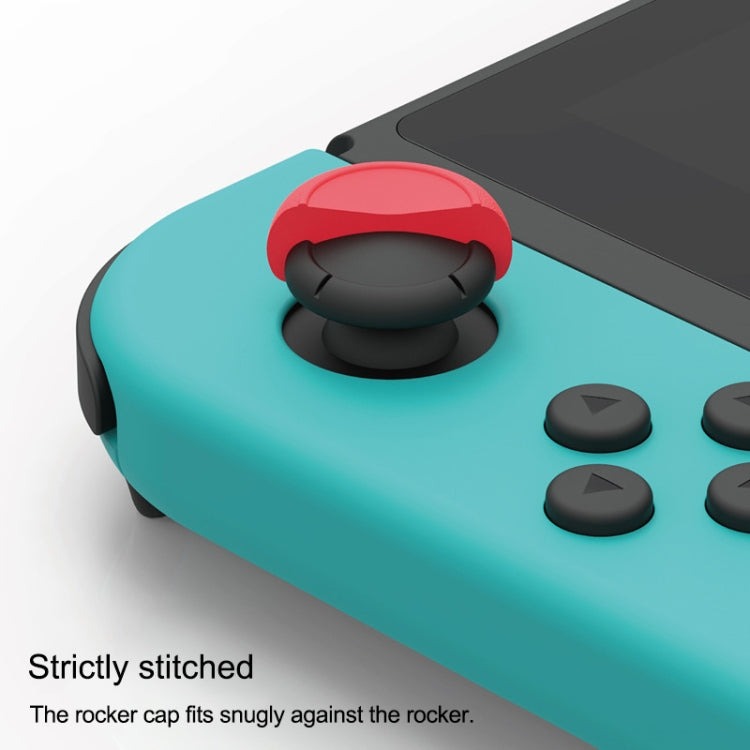 Skull&Co Pro / PS4 Gamepad Rocker Cap Button Cover Thumb Grip Set for Nintendo Switch / Switch Lite / JOYCON(Red) - Cases by PMC Jewellery | Online Shopping South Africa | PMC Jewellery