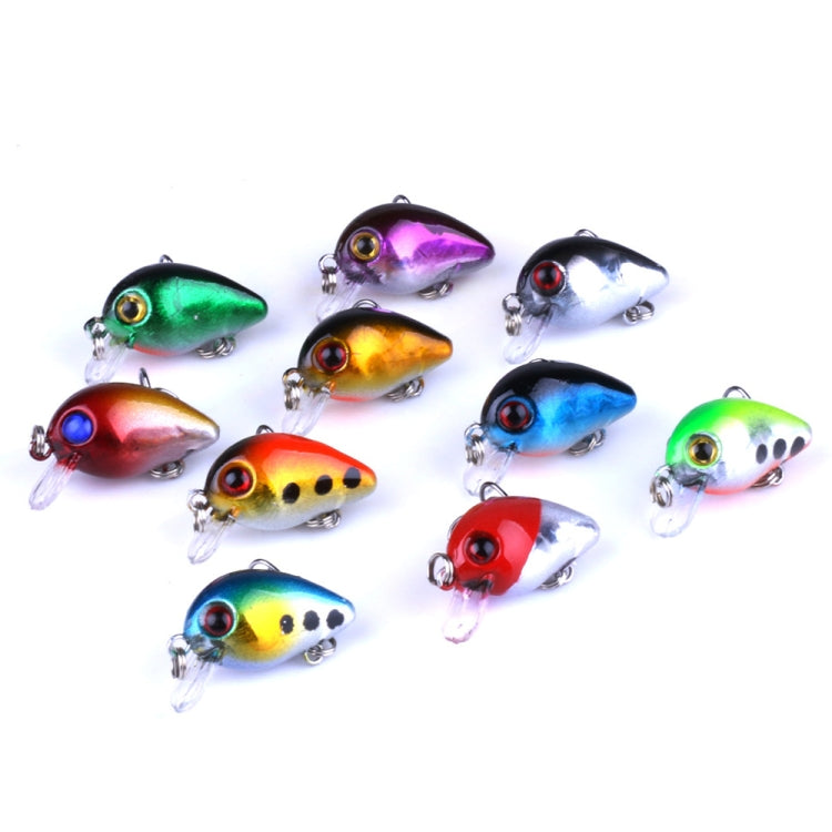 HENGJIA 10 PCS 3cm/1.5g Luya Rock Fishing Lures Bait Bionic Kit with Plastic Box - Fishing Lures by HENGJIA | Online Shopping South Africa | PMC TechLife | Buy Now Pay Later Mobicred