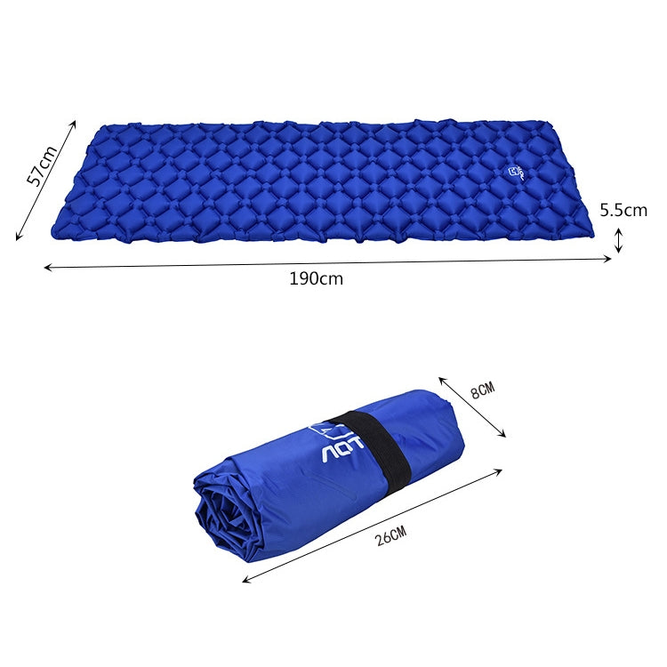 Aotu AT6241 Outdoor Camping Inflatable Cushion TPU Air Mattress, Size: 190x57x5.5cm(Blue) - Camping Mats by AOTU | Online Shopping South Africa | PMC Jewellery