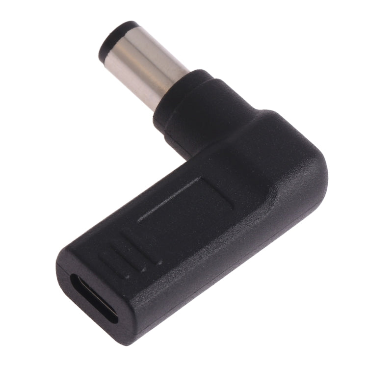 USB-C / Type-C Female to 7.4 x 5.0mm Male Plug Elbow Adapter Connector for Dell Laptops - For Dell by PMC Jewellery | Online Shopping South Africa | PMC Jewellery