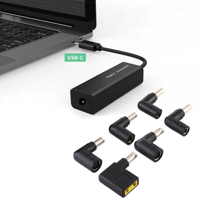 Laptop Power Adapter 65W USB-C / Type-C Converter to 6 in 1 Power Adapter (Black) - Universal Power Adapter by PMC Jewellery | Online Shopping South Africa | PMC Jewellery