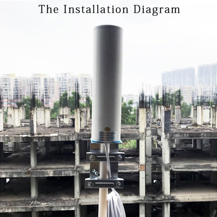 4G LTE WiFi 12DBi Omni External Barrel Antenna with SMA Male(White) - SMA/RP-SMA Antenna by PMC TechLife | Online Shopping South Africa | PMC TechLife