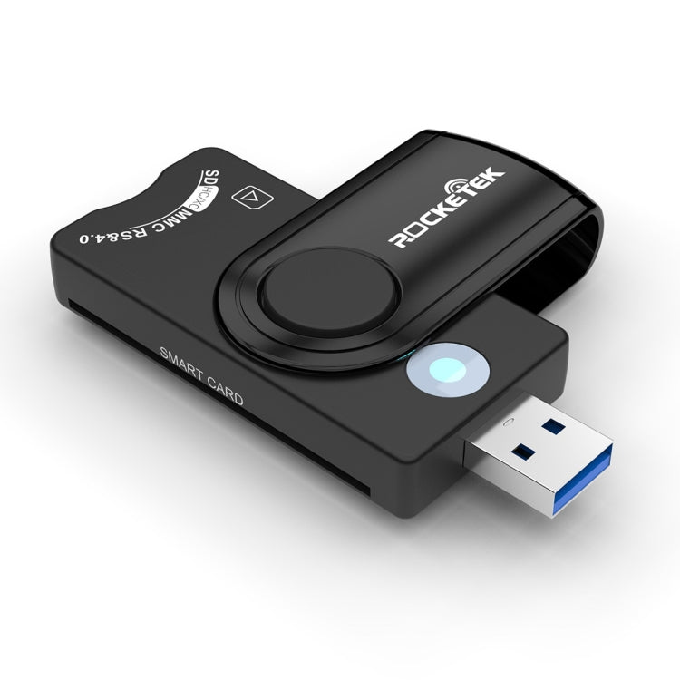 ROCKETEK CR310 USB 3.0 + TF Card + SD Card + SIM Card + Smart Card Multi-function Card Reader -  by ROCKETEK | Online Shopping South Africa | PMC Jewellery