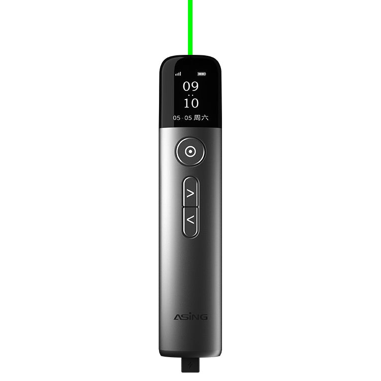 ASiNG A9 32GB Green Light Multifunctional PPT Touch Laser Page Turning Pen Wireless Presenter (Grey) -  by ASiNG | Online Shopping South Africa | PMC TechLife | Buy Now Pay Later Mobicred