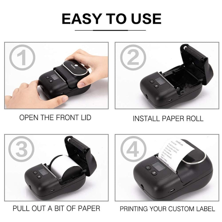 Phomemo M110 Home Handheld Mini Bluetooth Thermal Printer (White) - Printer by PMC TechLife | Online Shopping South Africa | PMC TechLife