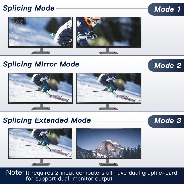 KC-KVM202AS 4K 60HZ USB3.0 HDMI Dual Display KVM Switcher Support EDID Analog Lock Screen - Switch by PMC TechLife | Online Shopping South Africa | PMC TechLife | Buy Now Pay Later Mobicred