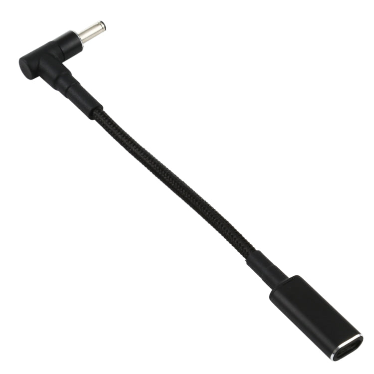 PD 100W 18.5-20V 4.0 x 1.35mm Elbow to USB-C / Type-C Adapter Nylon Braid Cable - Universal Power Adapter by PMC TechLife | Online Shopping South Africa | PMC TechLife