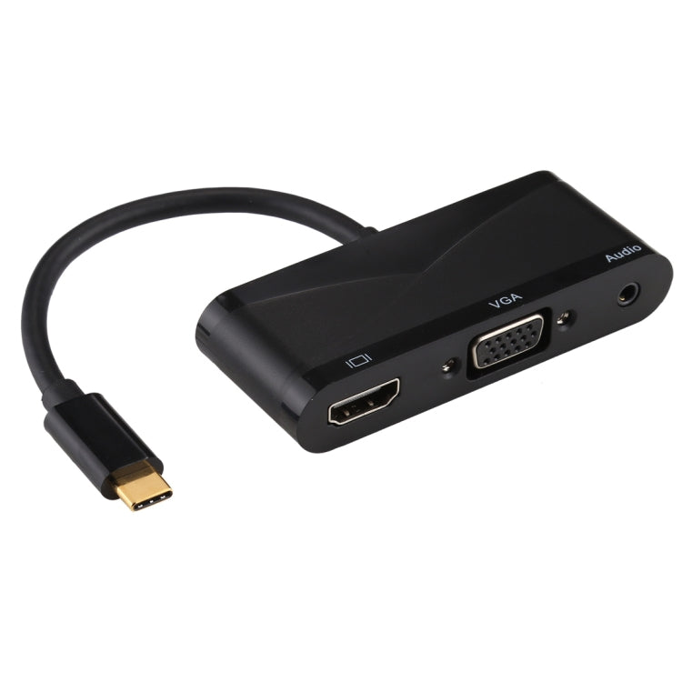 V83 USB-C / Type-C to 4K HDMI / VGA + 3.5mm Audio + USB Multi-function Adapter - free shipping - PMC TechLife - Order now!