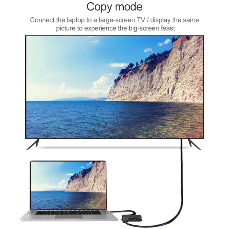 V83 USB-C / Type-C to 4K HDMI / VGA + 3.5mm Audio + USB Multi-function Adapter - free shipping - PMC TechLife - Order now!