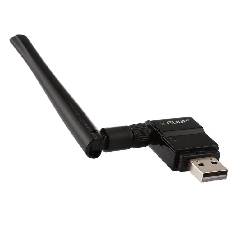 EDUP EP-AC1635 600Mbps Dual Band Wireless 11AC USB Ethernet Adapter 2dBi Antenna for Laptop / PC(Black) - USB Network Adapter by EDUP | Online Shopping South Africa | PMC Jewellery