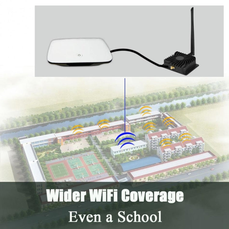 EDUP EP-AB003 8W 2.4GHz WiFi Signal Extender Broadband Amplifier with Antenna for Wireless Router, EU Plug - Broadband Amplifiers by EDUP | Online Shopping South Africa | PMC Jewellery | Buy Now Pay Later Mobicred