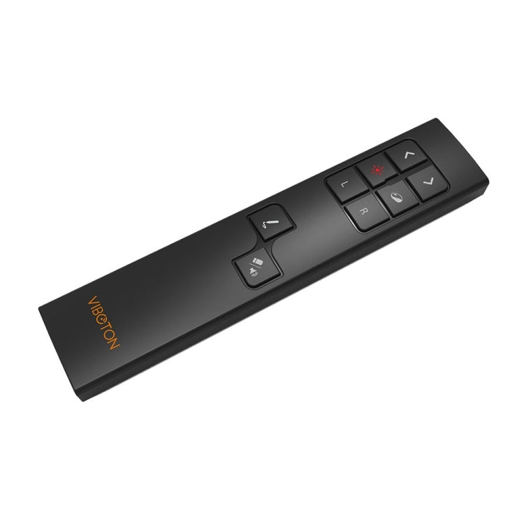 VIBOTON PP930 2.4GHz Multimedia Presentation Remote PowerPoint Clicker Wireless Presenter Handheld Controller Flip Pen, Control Distance: 30m(Black) -  by VIBOTON | Online Shopping South Africa | PMC Jewellery