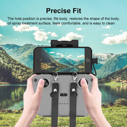 PULUZ Shockproof Anti-scratch Silicone Case with Neck Strap For DJI Mini 3 / 3 Pro / Mavic 3 / Air 2S / Mini 2 Remote Control (Grey) - Case & Bags by PULUZ | Online Shopping South Africa | PMC Jewellery