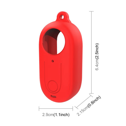 For Insta360 GO 3 PULUZ Camera Silicone Case with Lens  Cover (Red) - Case & Bags by PULUZ | Online Shopping South Africa | PMC Jewellery