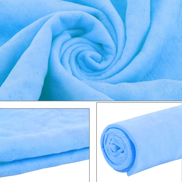 KANEED Synthetic Chamois Drying Towel Super Absorbent PVA Shammy Cloth for Fast Drying of Car, Size: 43 x 32 x 0.2cm(Blue) - Car washing supplies by KANEED | Online Shopping South Africa | PMC TechLife | Buy Now Pay Later Mobicred