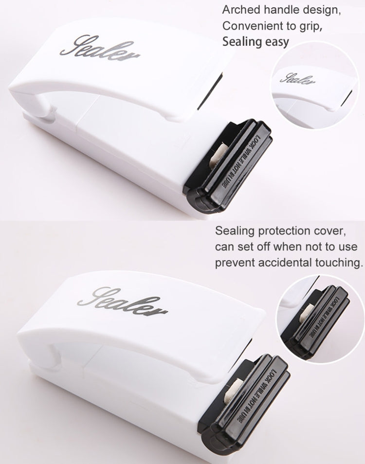 Multi-function Mini Portable Handy Plastic Bag Sealer Sealing Machine(White) - Preservation Supplies by PMC Jewellery | Online Shopping South Africa | PMC Jewellery