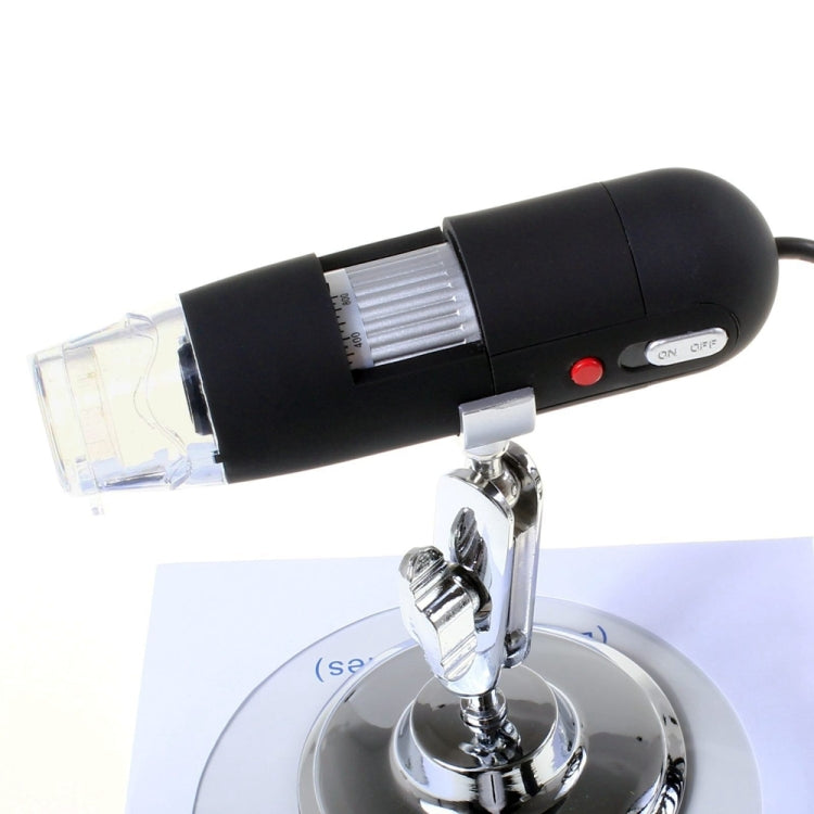 2.0 Mega Pixels 800X USB Digital Microscope with 8 LED White Light / Holder(Black) - Digital Microscope by PMC Jewellery | Online Shopping South Africa | PMC Jewellery | Buy Now Pay Later Mobicred