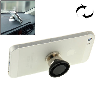 Magnet 360 Degree Rotating Mini Car Mount Metal Holder Kit, For iPhone, Galaxy, Huawei, Xiaomi, Lenovo, Sony, LG, HTC and Other Smartphones(Black) - Car Holders by PMC Jewellery | Online Shopping South Africa | PMC Jewellery
